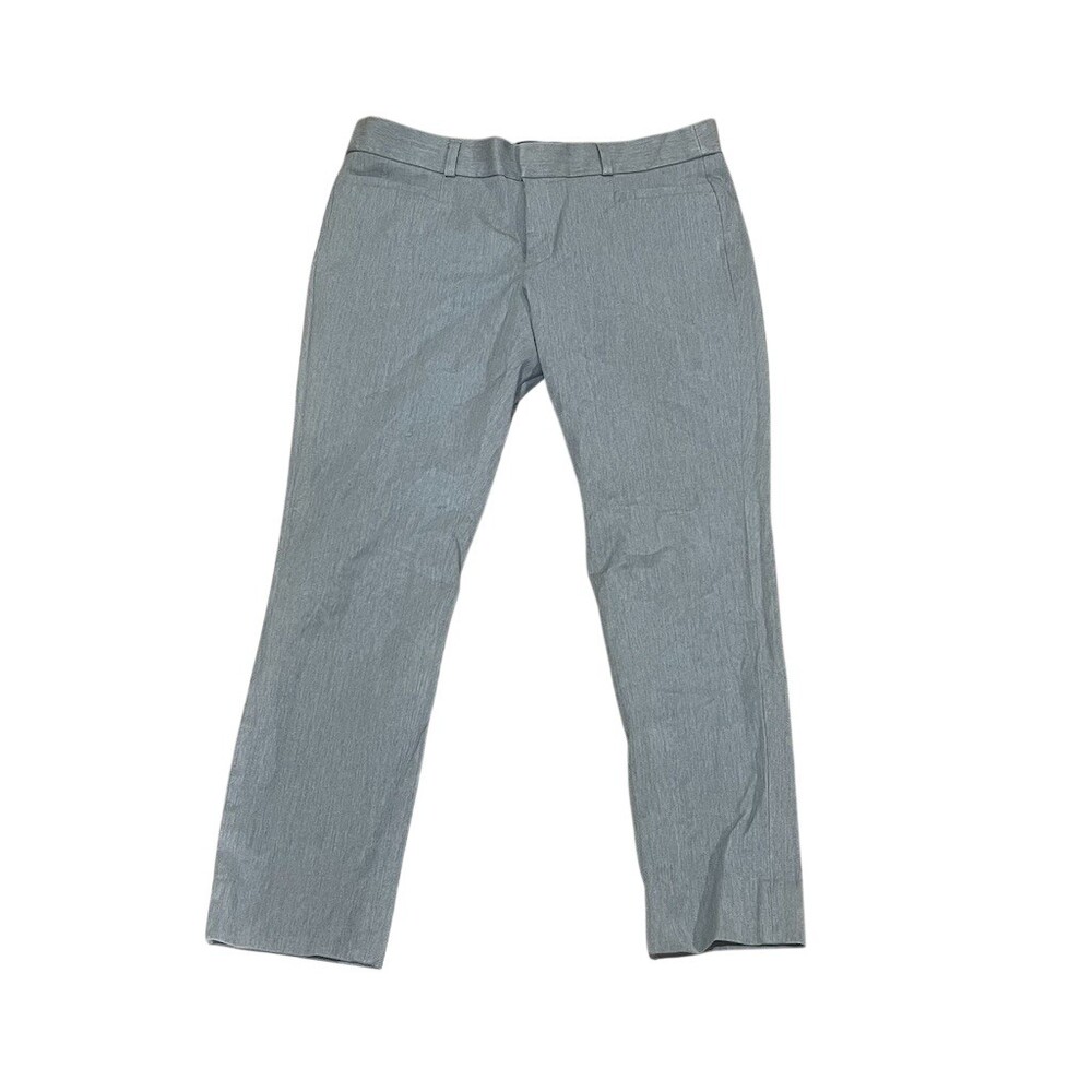 Banana Republic Sloan Dress Pants Womens Petite 6 Gray Slim Straight